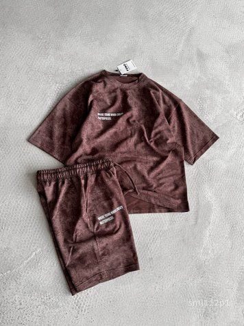 Костюм Футболка шорти чоловічий оверсайз SML sml112p1-xl фото