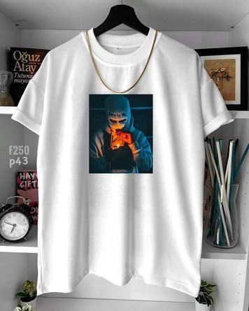 Футболка з принтом f250p43-XL фото