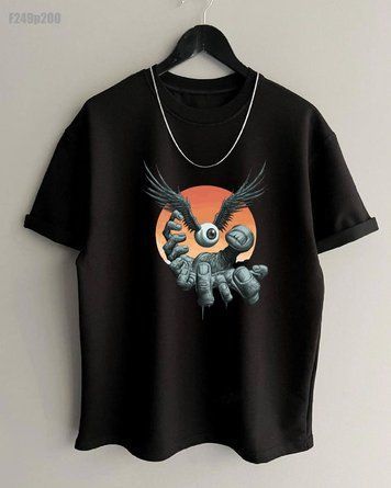 Футболка з принтом f249p200-XL фото