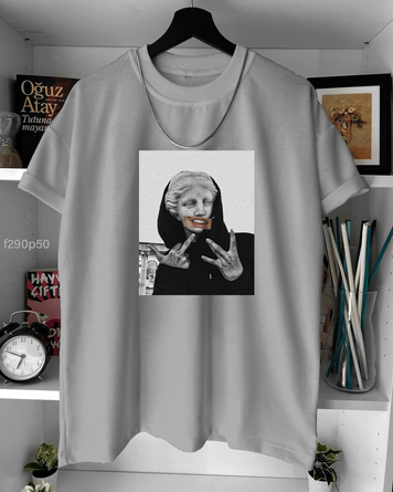 Футболка з принтом f290p50-XL фото