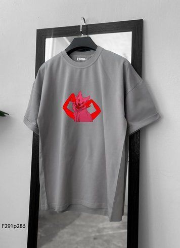 Футболка з принтом f291p286-XL фото