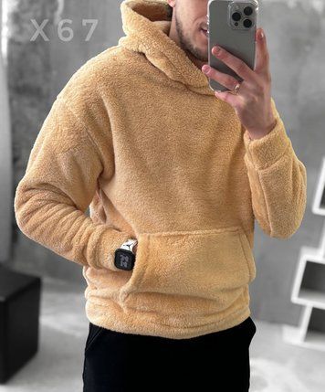 Плюшеве оверсайз худі Plyshka x67LXL фото