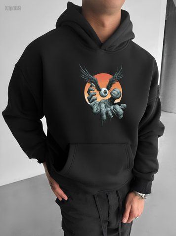 Худі з принтом Fomo x1p169-XL фото