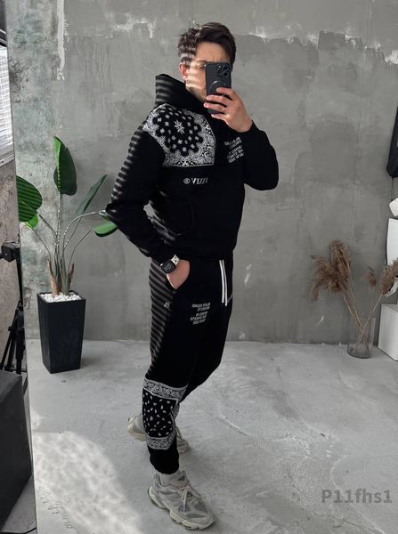 Костюм худі штани з принтом p11fhs1XL1 фото
