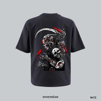 Футболка з принтом чоловіча оверсайз 24f2w11-XL фото