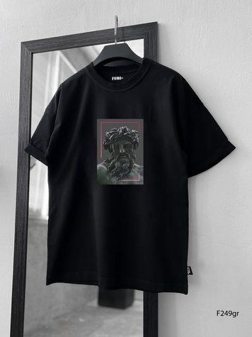 Футболка з принтом F249GR-XL фото