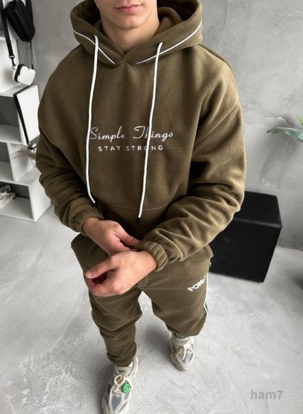 Костюм худі штани з вишивкою Ham Style Ham7XL фото