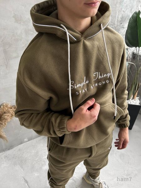 Костюм худі штани з вишивкою Ham Style Ham7XL фото