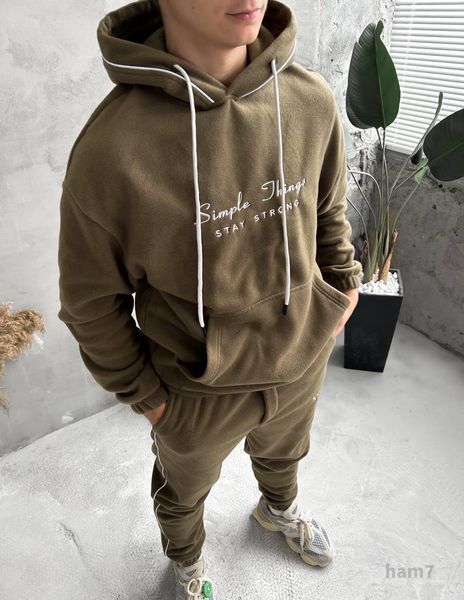 Костюм худі штани з вишивкою Ham Style Ham7XL фото
