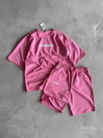 Костюм Футболка шорти чоловічий оверсайз SML sml13p2-xl фото