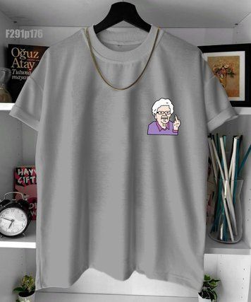 Футболка з принтом f291p176-XL фото