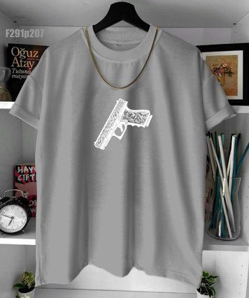 Футболка з принтом f291p207-XL фото