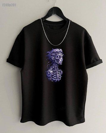 Футболка з принтом f249p201-XL фото