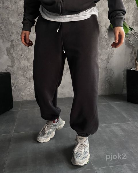 Спортивні джогери чоловічі зимові DUAL FLEECE pjok2-XL фото