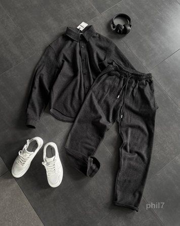 Комплект чоловічий сорочка штани TWEED FORM phil7-XL фото