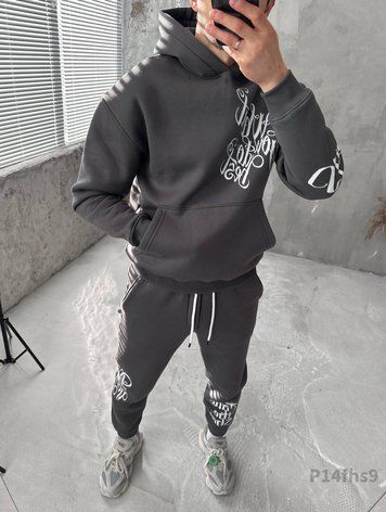 Костюм худі штани з принтом p14fhs9XL фото