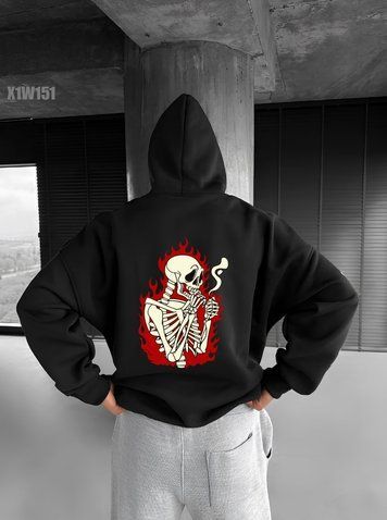 Худі з принтом Fomo x1w151-XL фото