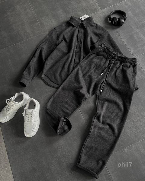 Комплект чоловічий сорочка штани TWEED FORM phil7-XL фото