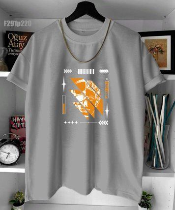 Футболка з принтом f291p220-XL фото
