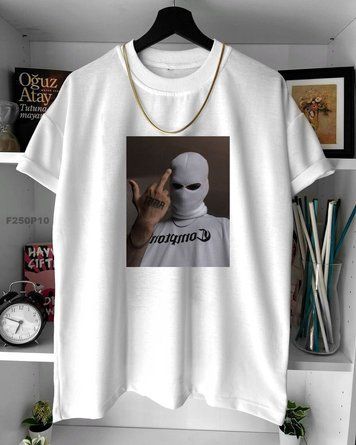 Футболка з принтом f250p10-XL фото