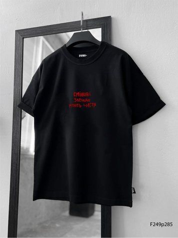 Футболка з принтом f249p285-XL фото