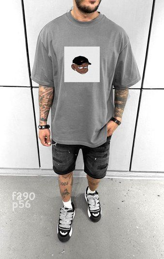 Футболка з принтом _f290p56-XL фото