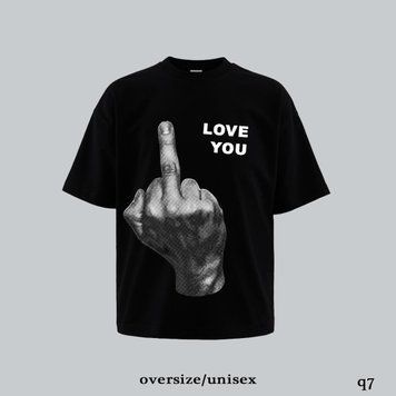 Футболка з принтом чоловіча оверсайз 24f1q7-XL фото