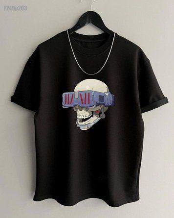 Футболка з принтом f249p203-XL фото