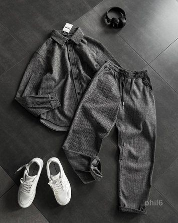 Комплект чоловічий сорочка штани TWEED FORM phil6-XL фото