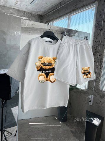 Костюм чоловічий футболка шорти оверсайз з принтом pb8fso5 фото