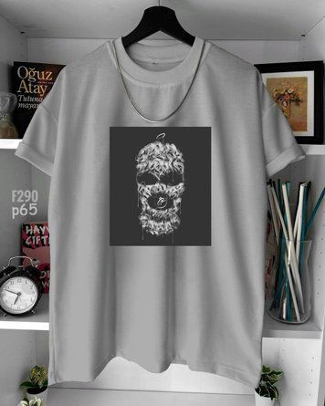 Футболка з принтом f290p65-XL фото
