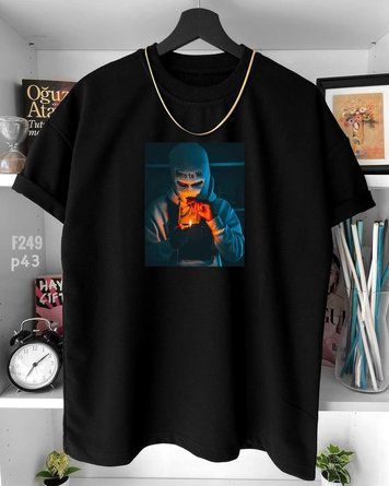 Футболка з принтом f249p43-XL фото