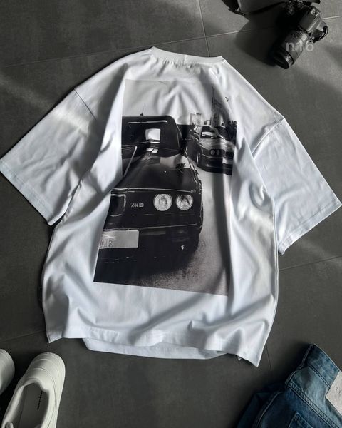 Футболка чоловіча оверсайз з принтом прямого друку 24f5n16-XXL фото