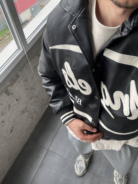 Шкіряна куртка чоловіча BLACKOUT  ba1XL фото