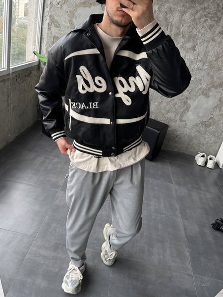Шкіряна куртка чоловіча BLACKOUT  ba1XL фото