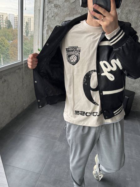 Шкіряна куртка чоловіча BLACKOUT  ba1XL фото