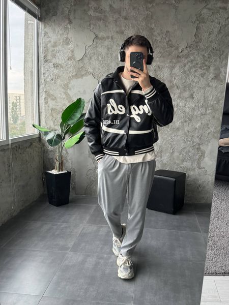 Шкіряна куртка чоловіча BLACKOUT  ba1XL фото