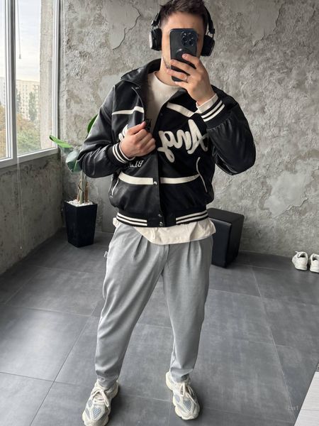 Шкіряна куртка чоловіча BLACKOUT  ba1XL фото