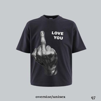 Футболка з принтом чоловіча оверсайз 24f2q2-XL фото