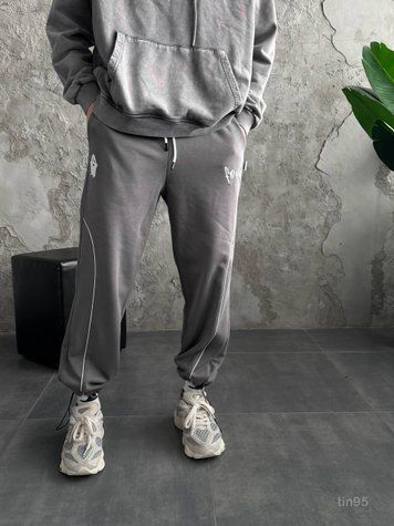 Штани спортивні джогери чоловічі з вишивкою TINKI tin95-XL фото