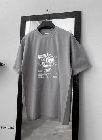 Футболка з принтом f291p289-XL фото