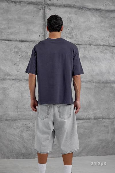 Футболка з принтом чоловіча оверсайз 24f2p3-XL фото