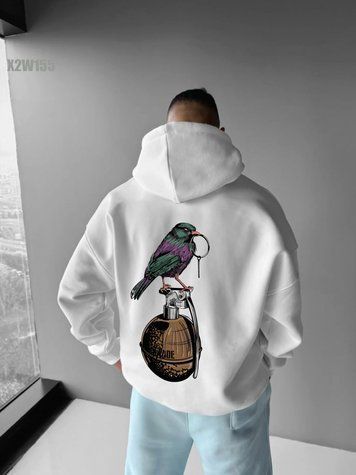 Худі з принтом Fomo x2w155-XL фото