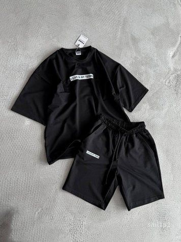 Костюм Футболка шорти чоловічий оверсайз SML sml1p2-xl фото