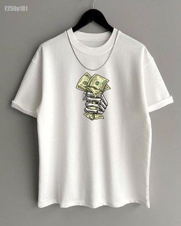 Футболка з принтом f250p181-XL фото