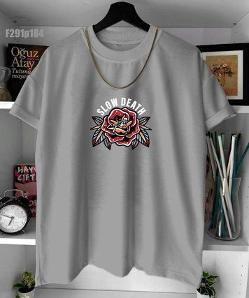 Футболка з принтом f291p184-XL фото