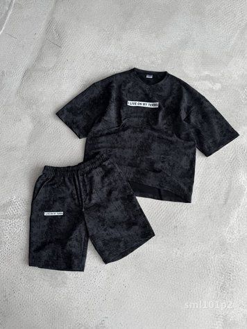 Костюм Футболка шорти чоловічий оверсайз SML sml101p2-xl фото