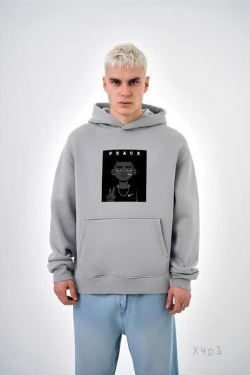 Худі з принтом Fomo x4p1-XL фото