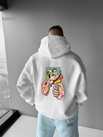 Худі з принтом Fomo x2w143-XL фото
