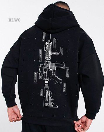 Худі з принтом Fomo x1w6-XL фото